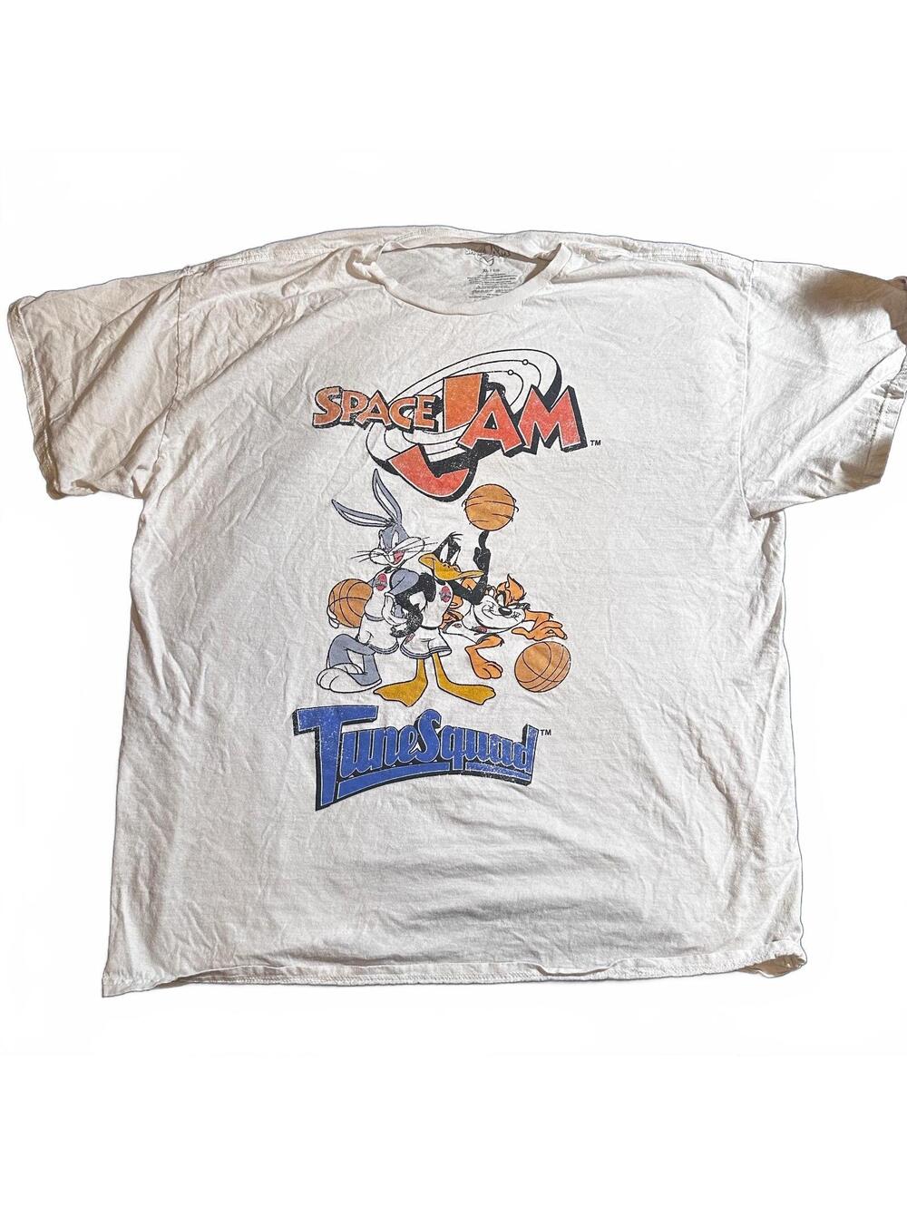 Space Jam XL Looney Tunes White Tee